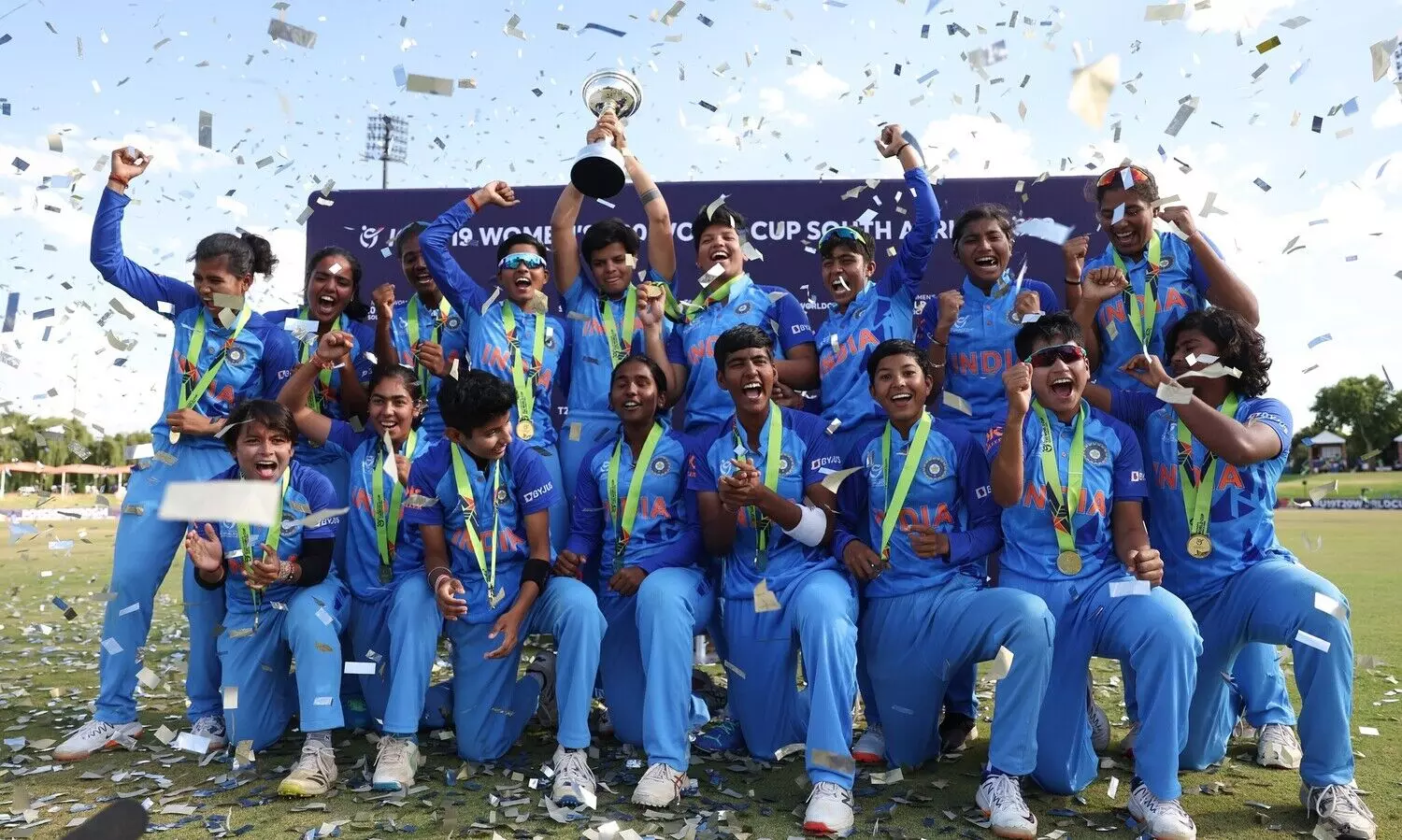 India clinch inaugural U19 Womens T20 World Cup title with 7-wicket win over England