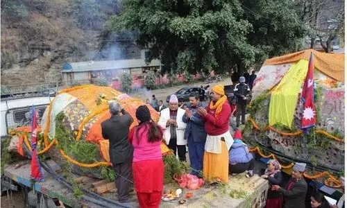 Sacred rocks from Nepal to build Ram statue in Ayodhya handed over