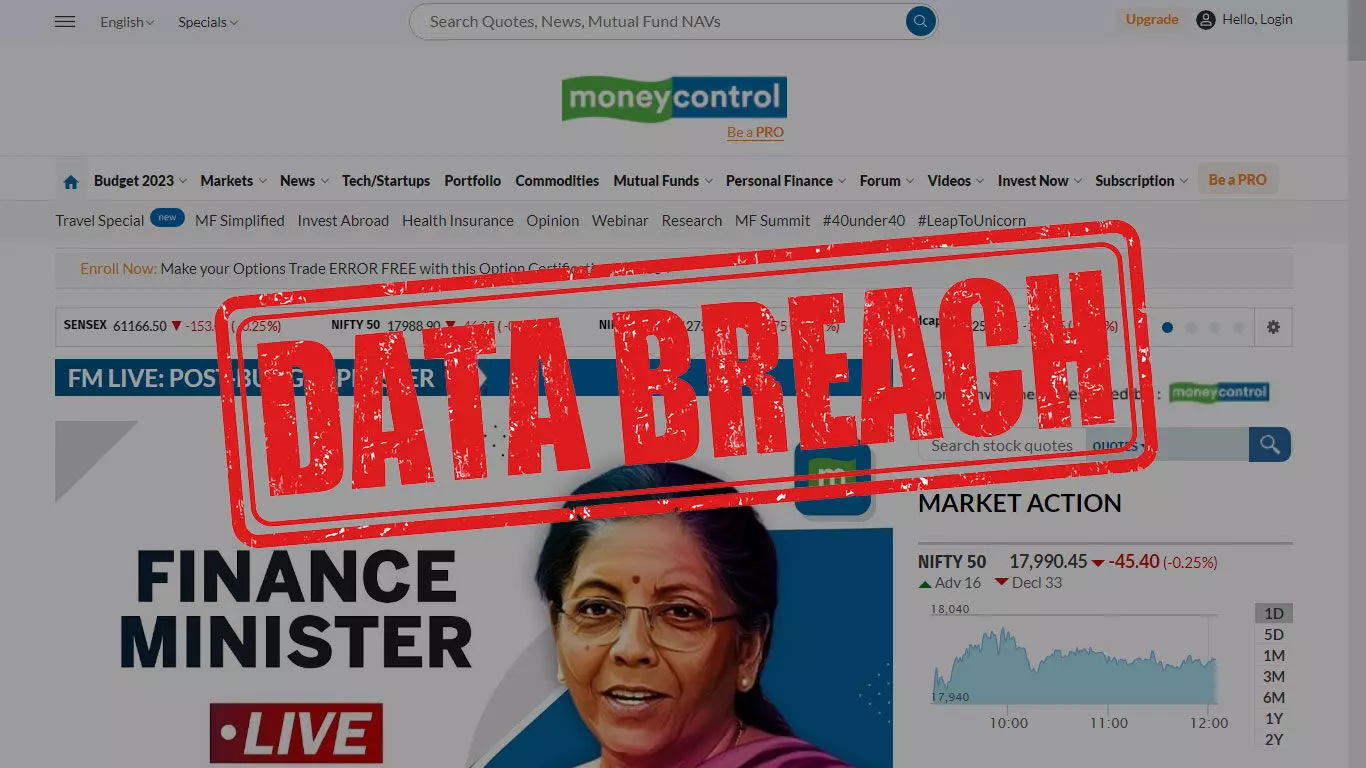 Moneycontrol: Assam security expert reveals 1.6 Cr Indian data at risk Moneycontrol: Assam security expert reveals 1.6 Cr Indian data at risk