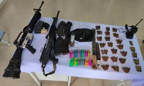 Arunachal Police recovers arms & ammunition at Indo-Myanmar border