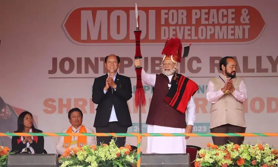 Congress used Northeast as ATM, BJP considers eight states Ashtalakshmi: Modi Congress used Northeast as ATM, BJP considers eight states Ashtalakshmi: Modi