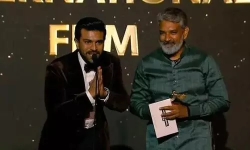 SS Rajamoulis RRR wins four trophies at HCA Film Awards