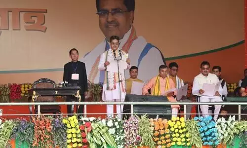 Manik Saha sworn-in for second term as Tripura CM