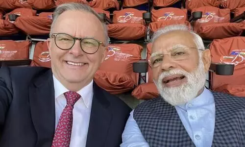 Gujarat: Modi, Albanese arrive ahead of India-Australia Test match; take round of sprawling stadium