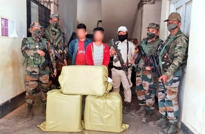 Drugs worth Rs 55.86 cr smuggled from Myanmar seized in Manipur Drugs worth Rs 55.86 cr smuggled from Myanmar seized in Manipur