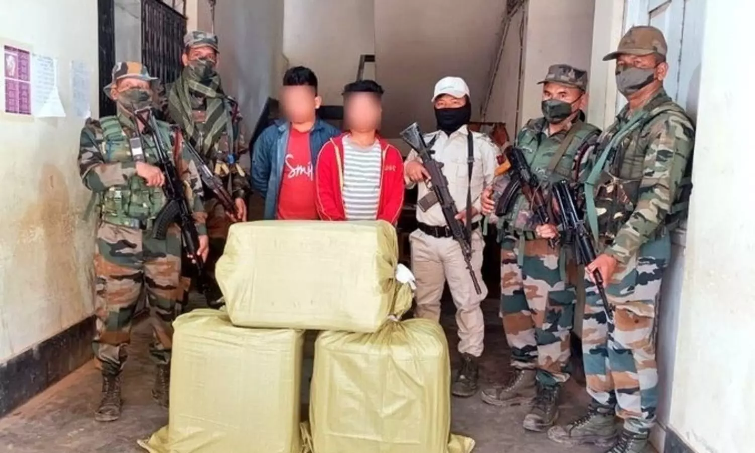 Drugs worth Rs 55.86 cr smuggled from Myanmar seized in Manipur