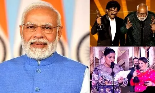 PM greets RRR, The Elephant Whisperers teams for winning Oscars