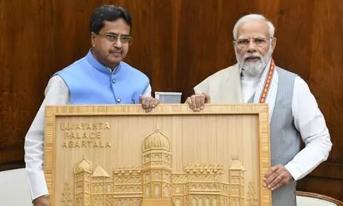 Tripura CM Manik Saha calls on PM Modi