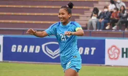 Apurna Narzary in Indian senior football team