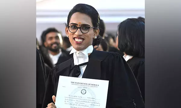 Padma Lakshmi becomes Keralas first transgender lawyer Padma Lakshmi becomes Keralas first transgender lawyer