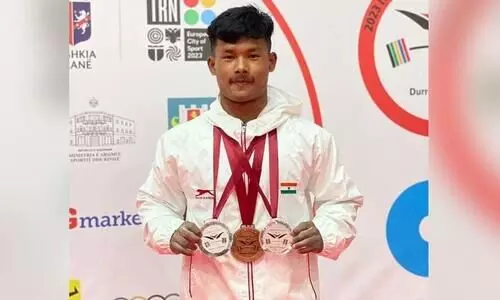 Manipur boy bags 2 silver, 1 bronze in World Weightlifting Championship