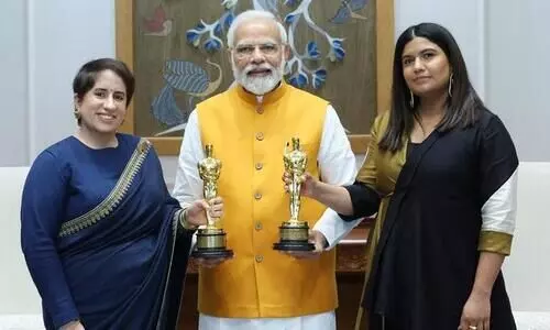 PM meets The Elephant Whisperers team, hails Oscar-winning documentary