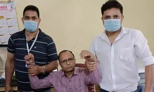 Anti-Corruption team arrests Lat Mandal for demanding bribe in Karimganj