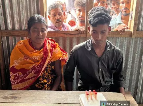 Assam: Drug peddlers including a woman arrested in Barpeta Assam: Drug peddlers including a woman arrested in Barpeta