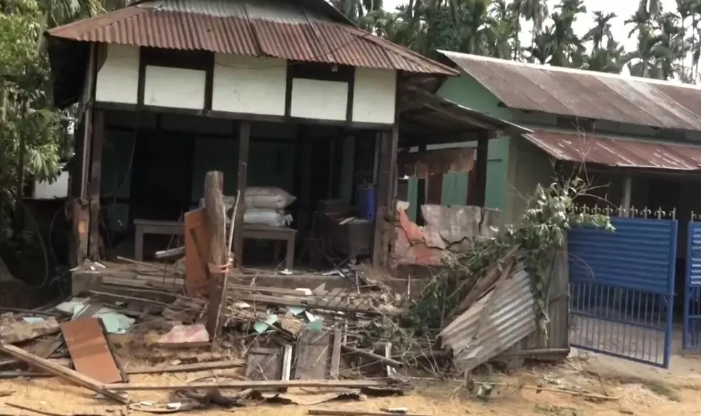 Wild elephant menace in Goalpara district, two injured Wild elephant menace in Goalpara district, two injured