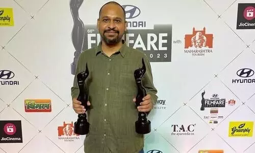Assam’s Suman Adhikary wins two Filmfare Awards for Badhaai Do
