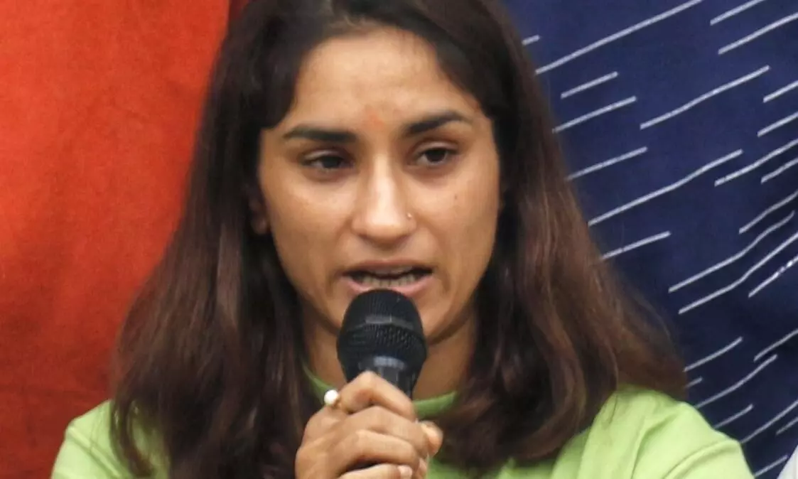 Anurag Thakur tried to suppress the matter, alleges Vinesh Phogat amid protest Anurag Thakur tried to suppress the matter, alleges Vinesh Phogat amid protest