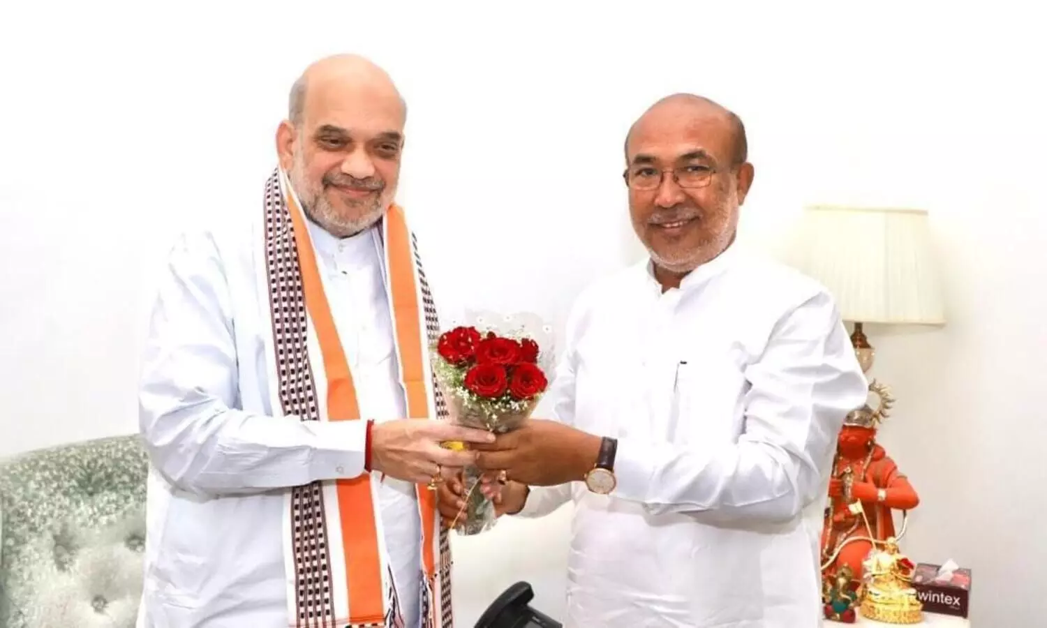 Manipur Violence: CM Biren Singh thanks Amit Shah for support as situation improves