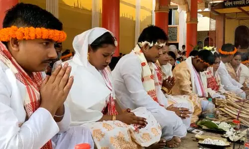 Assam: 26 couples tie knot at mass marriage ceremony in Guwahati
