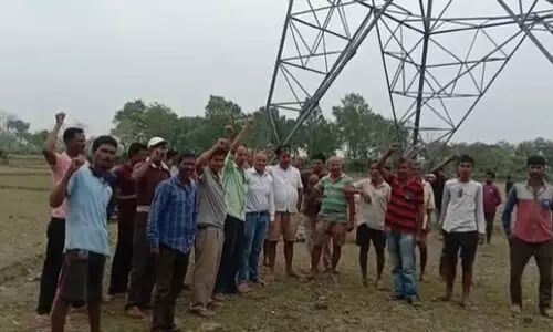 Biswanath Chariali: Locals halt Powergrids line connection work for not providing compensation
