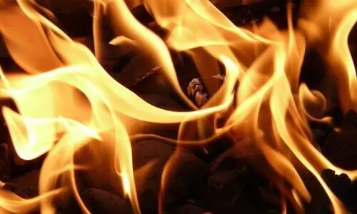 Truck catches fire in Meghalaya, driver injured