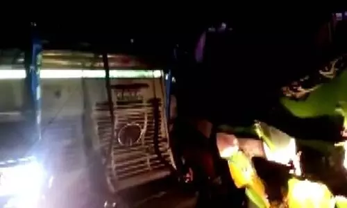 UP: Child killed, 28 injured in bus-truck collision in Noida