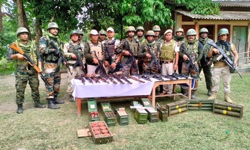 Security Forces In Manipur Recover 790 Looted Sophisticated Arms