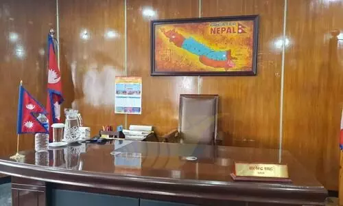 In response to Indias new map, Kathmandu Mayor places map of Greater Nepal