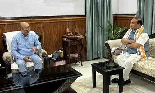 Assam CM Himanta Biswa Sarma visits violence hit Manipur