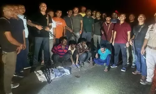 5 members of dacoit gang arrested in Karimganj, arms recovered