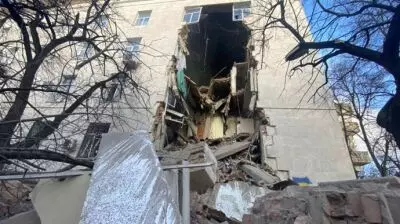 3 dead, 25 injured in Russian missile strike on Ukrainian city 3 dead, 25 injured in Russian missile strike on Ukrainian city