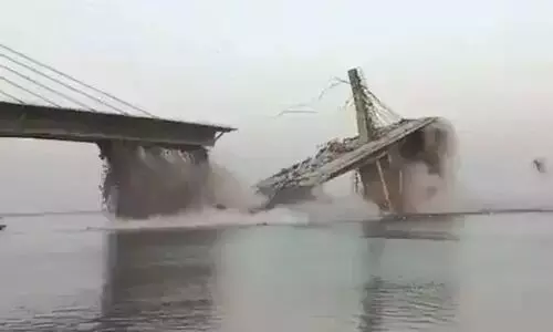 Under-construction bridge collapses in Bihar, 2nd incident in weeks