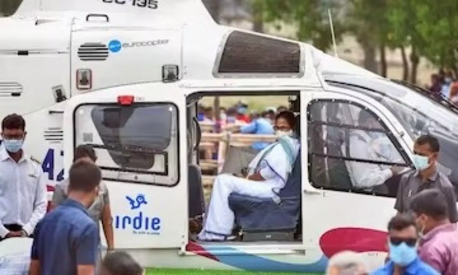 Mamata Banerjees chopper makes emergency landing due to bad weather