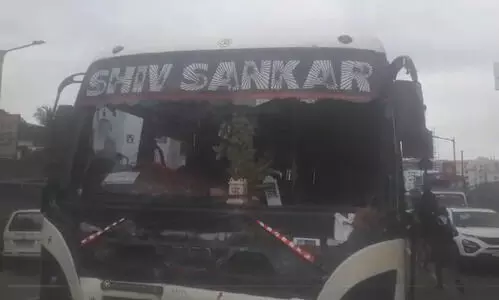 Guwahati: Bus rams into three vehicles in Ganeshguri