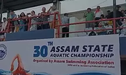 Guwahati: 30th Assam Aquatic Championship kicks off in Sarusajai Guwahati: 30th Assam Aquatic Championship kicks off in Sarusajai