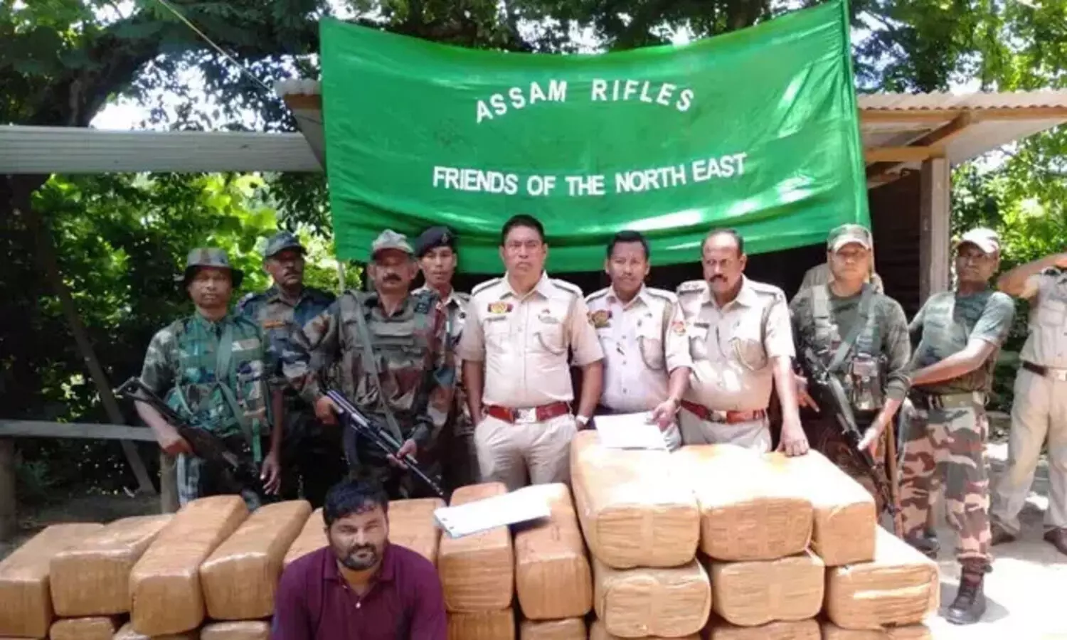 Assam Rifles seize marijuana in Tripuras Dhalai district, one held