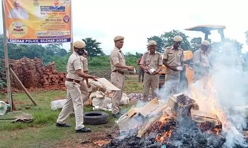 Drugs worth over Rs 150 crore destroyed in Cachar