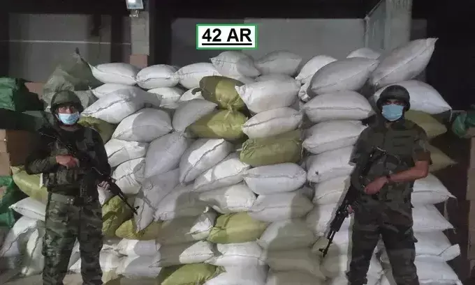 48 bags of Poppy seeds and 100 bags of illegal areca nuts seized in Mizoram 48 bags of Poppy seeds and 100 bags of illegal areca nuts seized in Mizoram