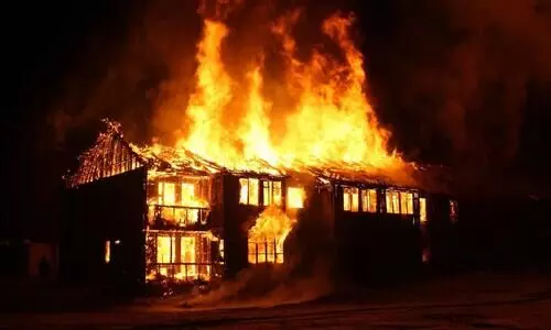 Manipur: Abandoned houses, school burnt by mob led by women