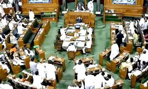 LS passes 3 bills in 30 mins amid Oppn protests, House adjourned till July 31