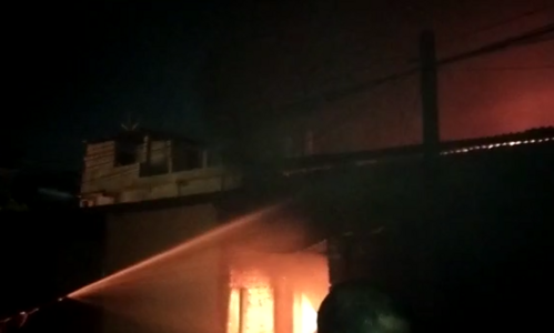 Guwahati: Huge fire breaks out near ACA Stadium