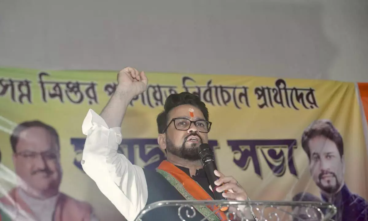 Opposition doing politics over Manipur: Anurag Thakur Opposition doing politics over Manipur: Anurag Thakur