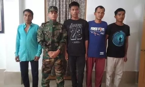 Five NLFT militants surrender before police in Tripura