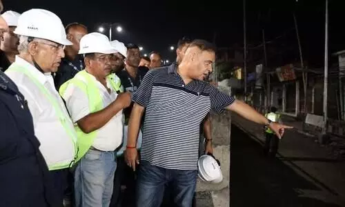 Assam’s longest flyover to be inaugurated next week, Himanta conducts midnight inspection