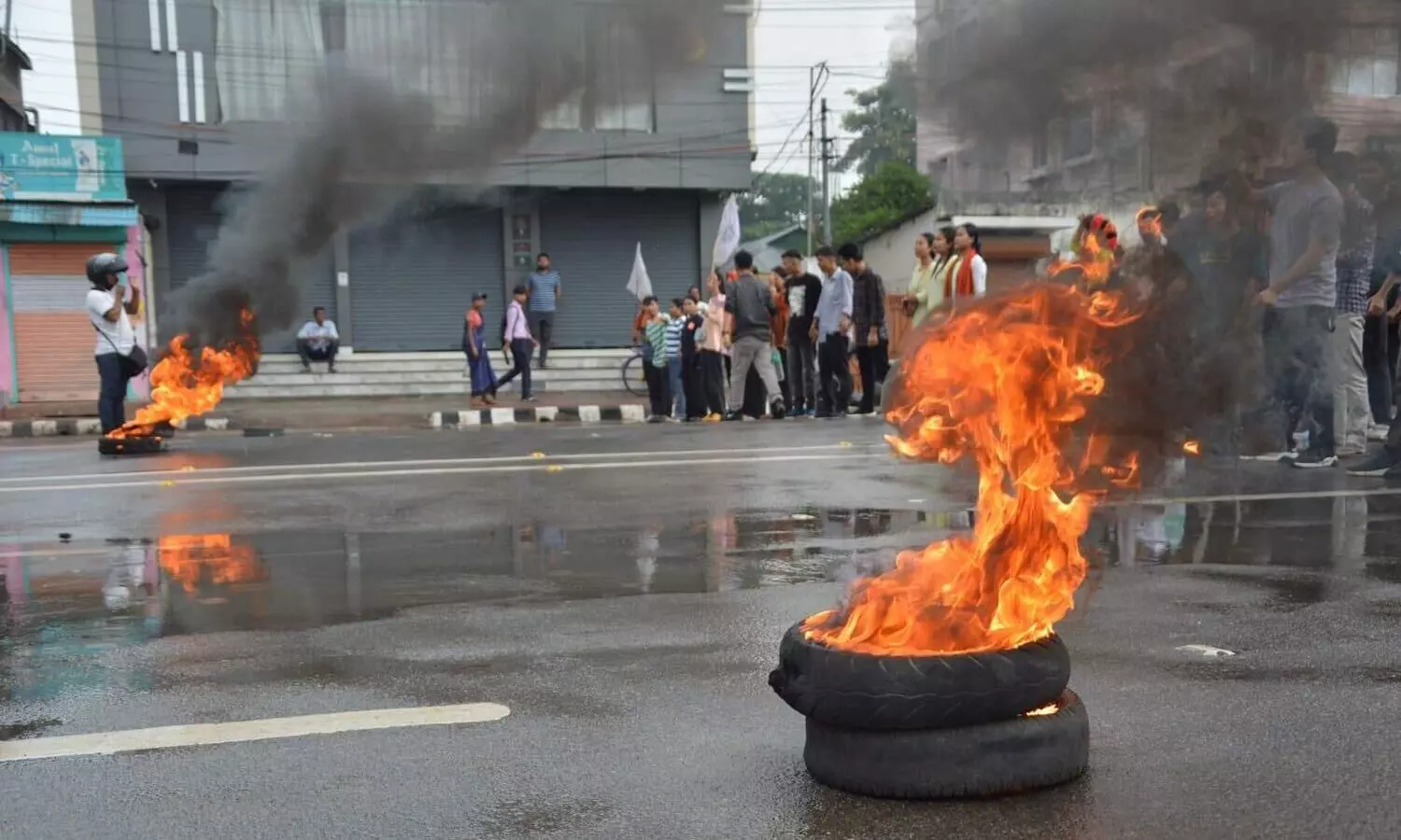 12-hour strike by Tripura students’ body cripples life