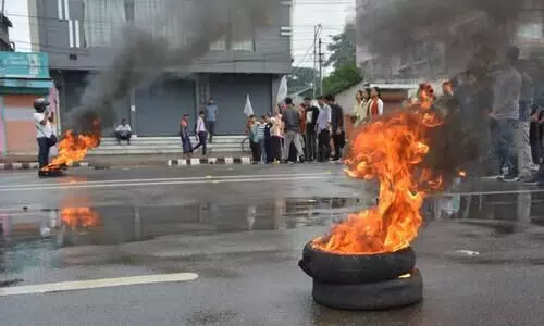 12-hour strike by Tripura students’ body cripples life