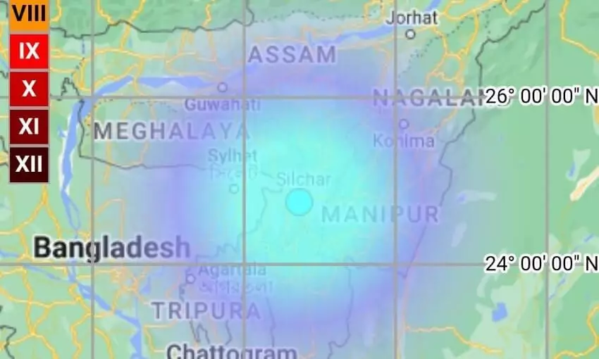 Assam: Earthquake of magnitude 4.4 hits Cachar Assam: Earthquake of magnitude 4.4 hits Cachar