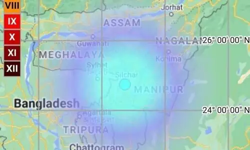Assam: Earthquake of magnitude 4.4 hits Cachar