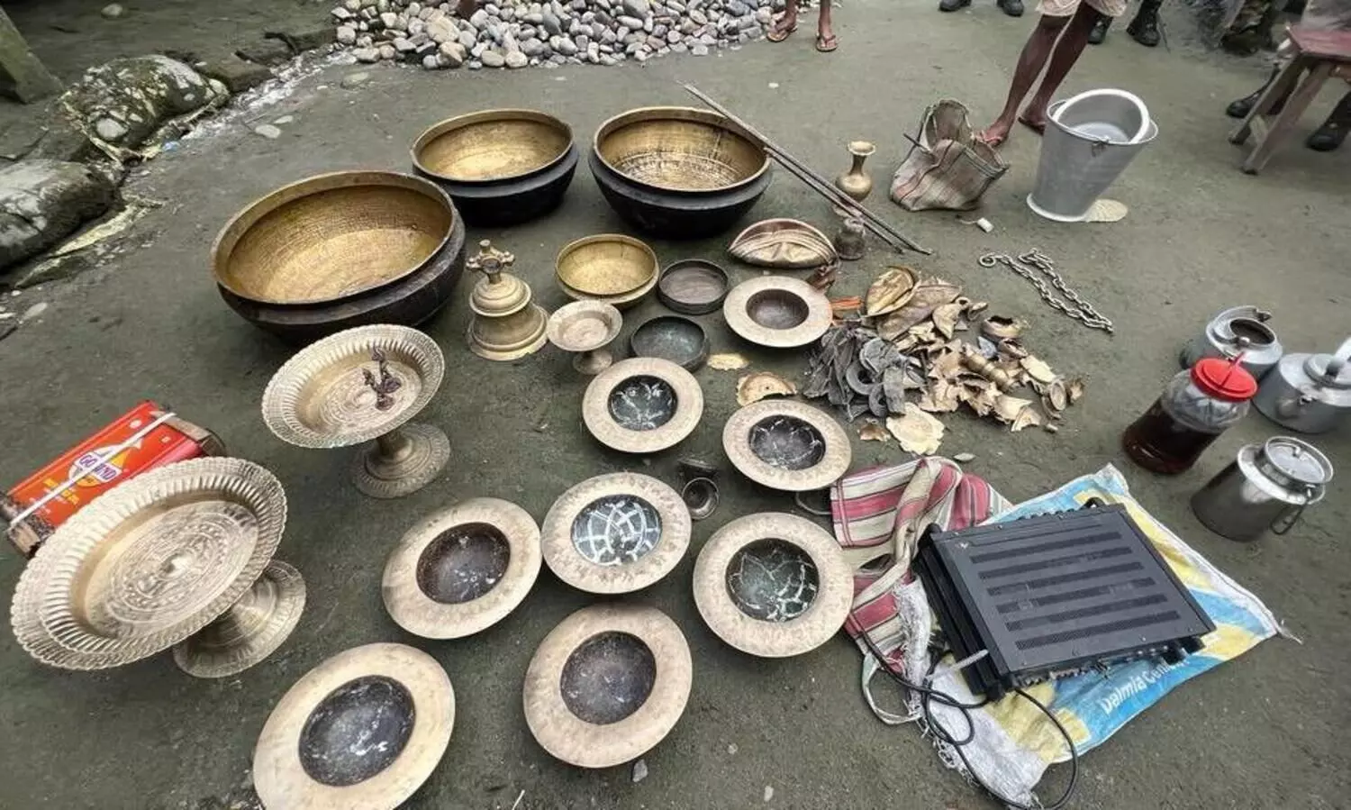 Police recover stolen items of Moinbari Satra in Baksa
