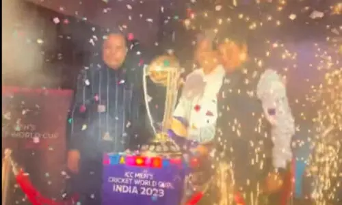 In a first, ICC Cricket WC Trophy arrives in Guwahati